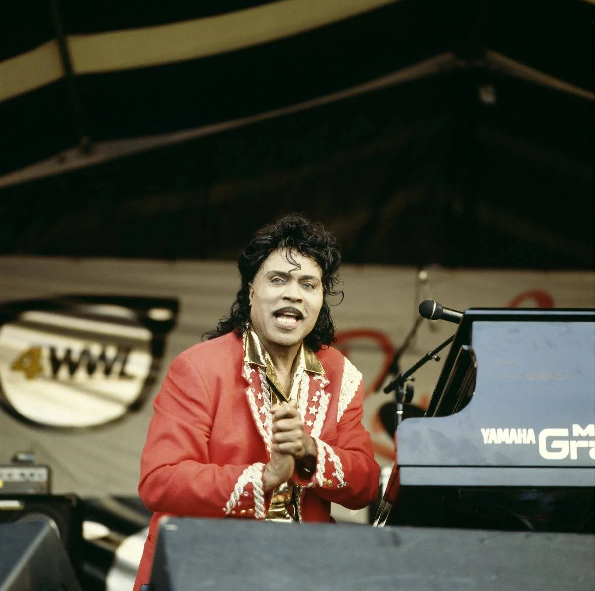 American singer and musician Little Richard performs live onstage