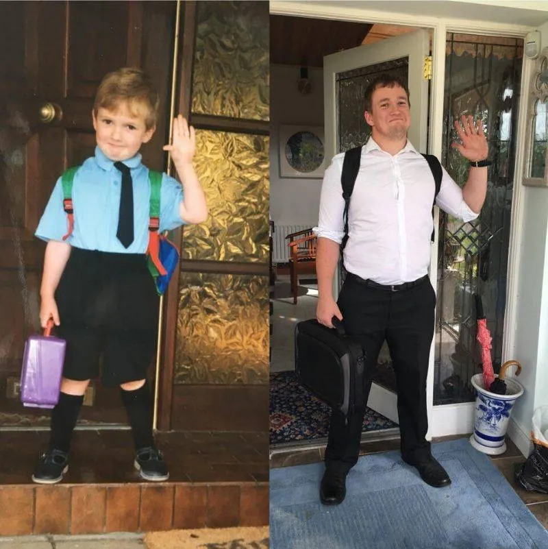 first day of primary school and the last day of teacher training