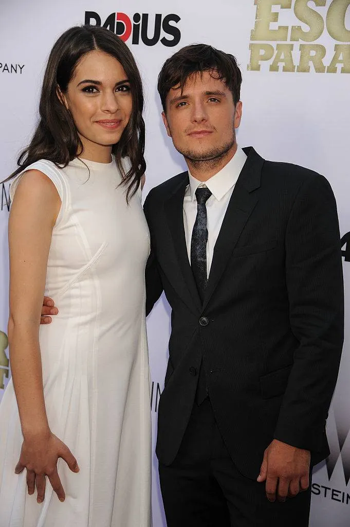 Actors Claudia Traisac and Josh Hutcherson