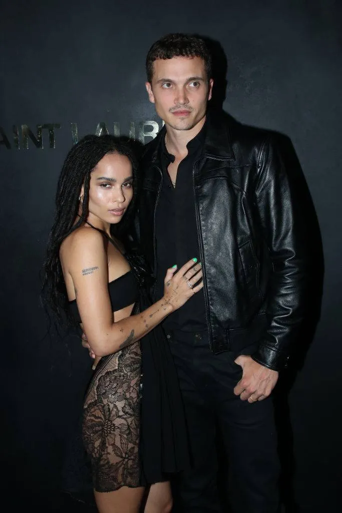 Zoe Kravitz and her companion actor Karl Glusman 