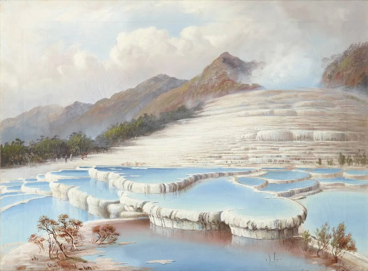 The Pink and White Terraces of New Zealand