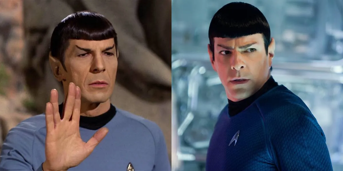 Leonard Nimoy And Zachary Quinto -- Spock