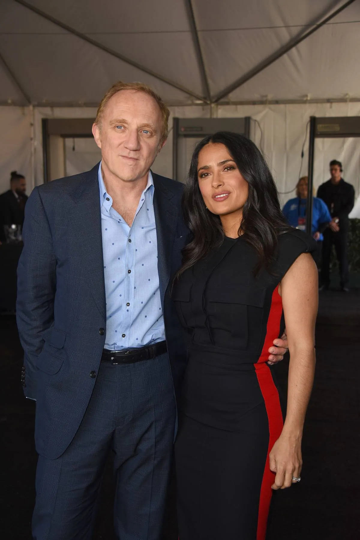 Salma Hayek Pinault And Francois Henri Pinaul