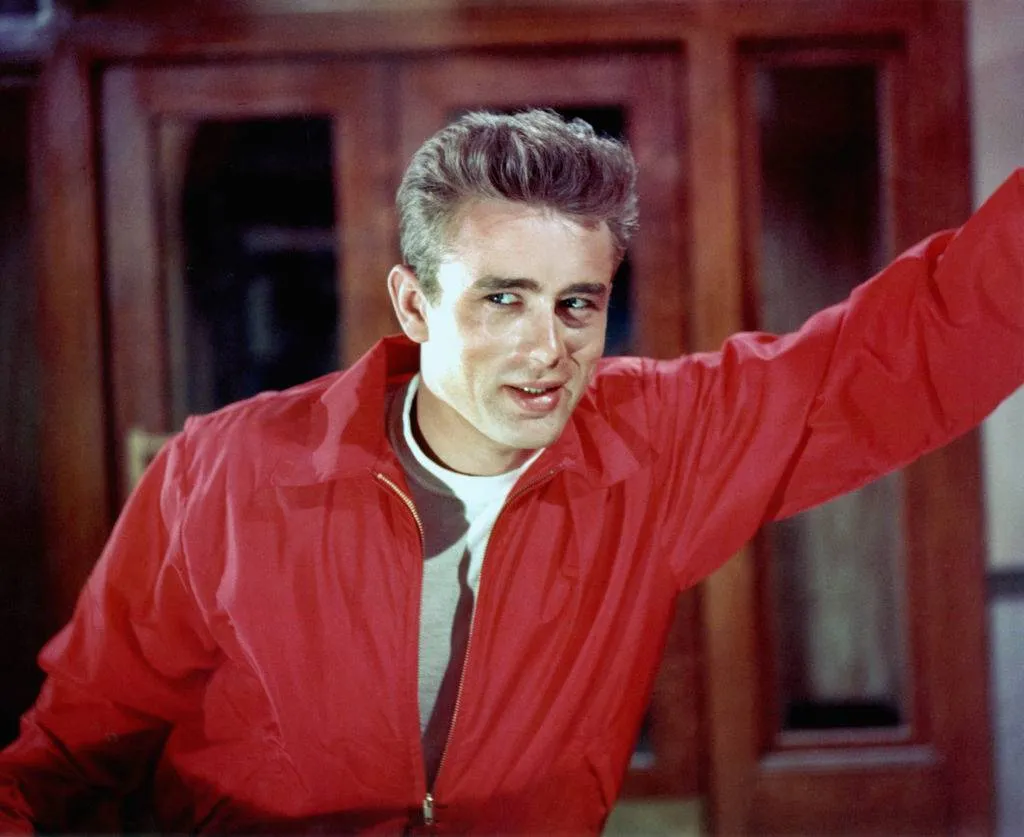 Actor James Dean poses for a Warner Bros publicity shot 