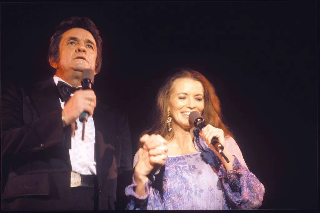 Johnny Cash und June Carter 1980