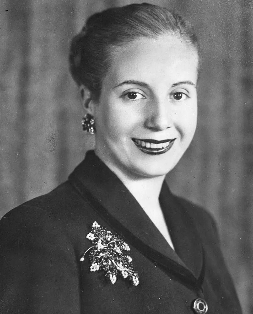 Portrait of First Lady and Spiritual Leader of the Nation of Argentina Maria Eva Duarte de Peron