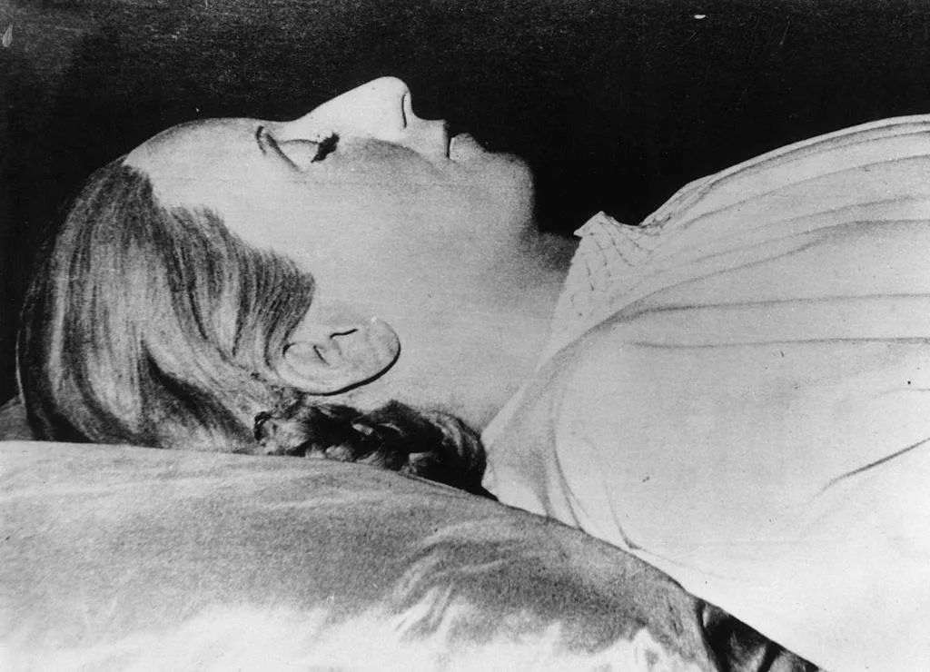 The embalmed body of Argentinian politician Eva Peron