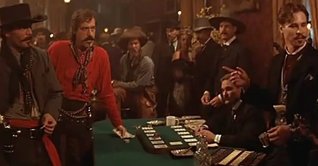 Men at a card game 