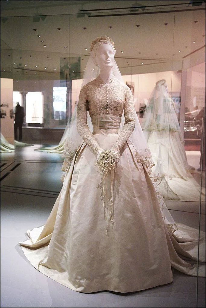Wedding dress of Grace Kelly, in Monaco