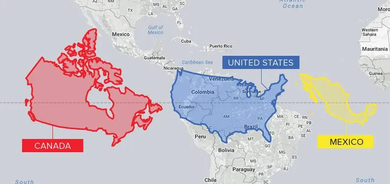 Canada and US and Mexico at Scale