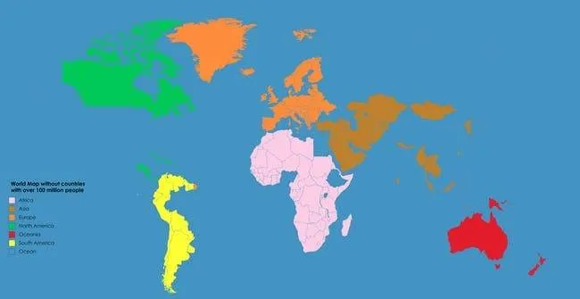 The Only Countries With A Population Under 100 Million