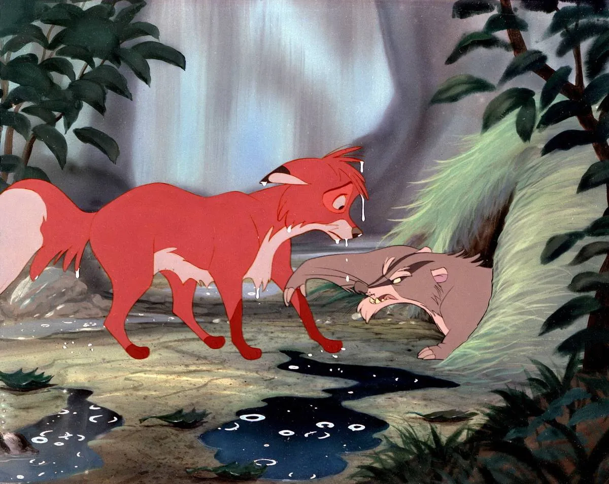 When Tod Is Abandoned In Fox And The Hound