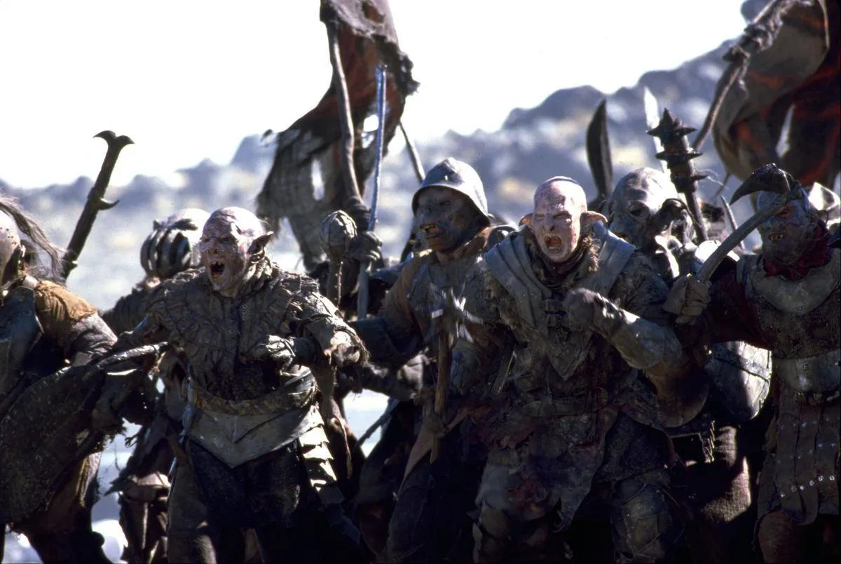 The Orcs In The Lord Of The Rings Wore Full-Body Makeup