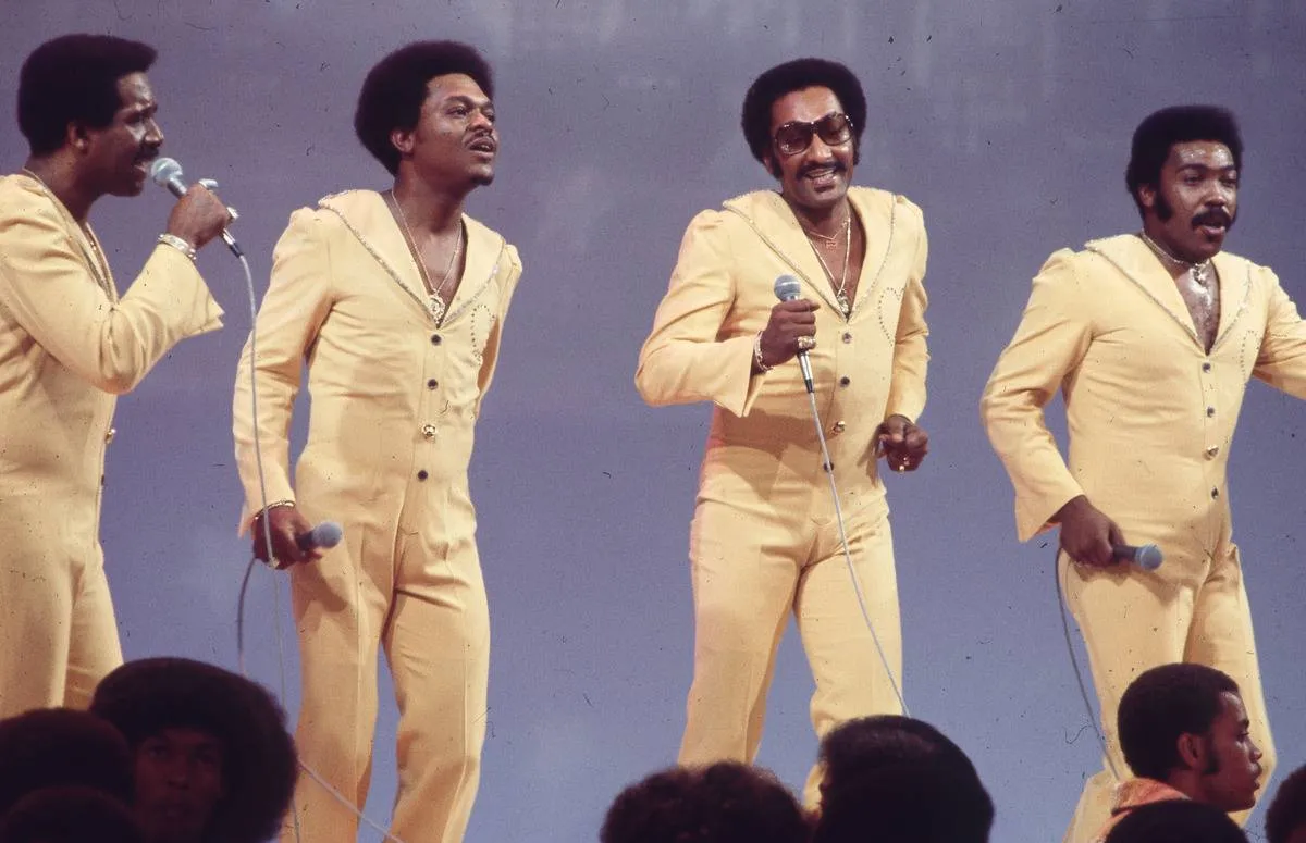 The Four Tops perform on Soul Train.