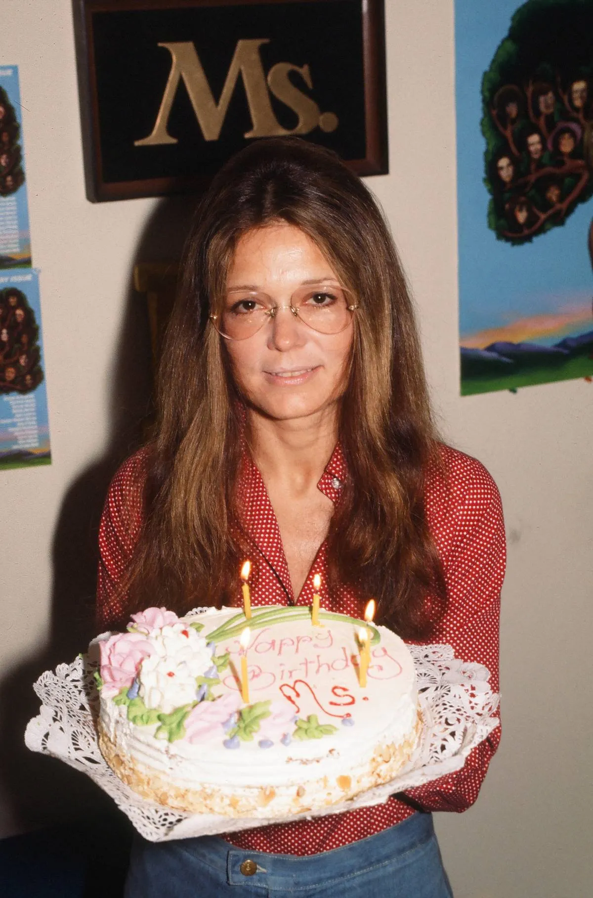 Gloira Steinem At Ms Birthday