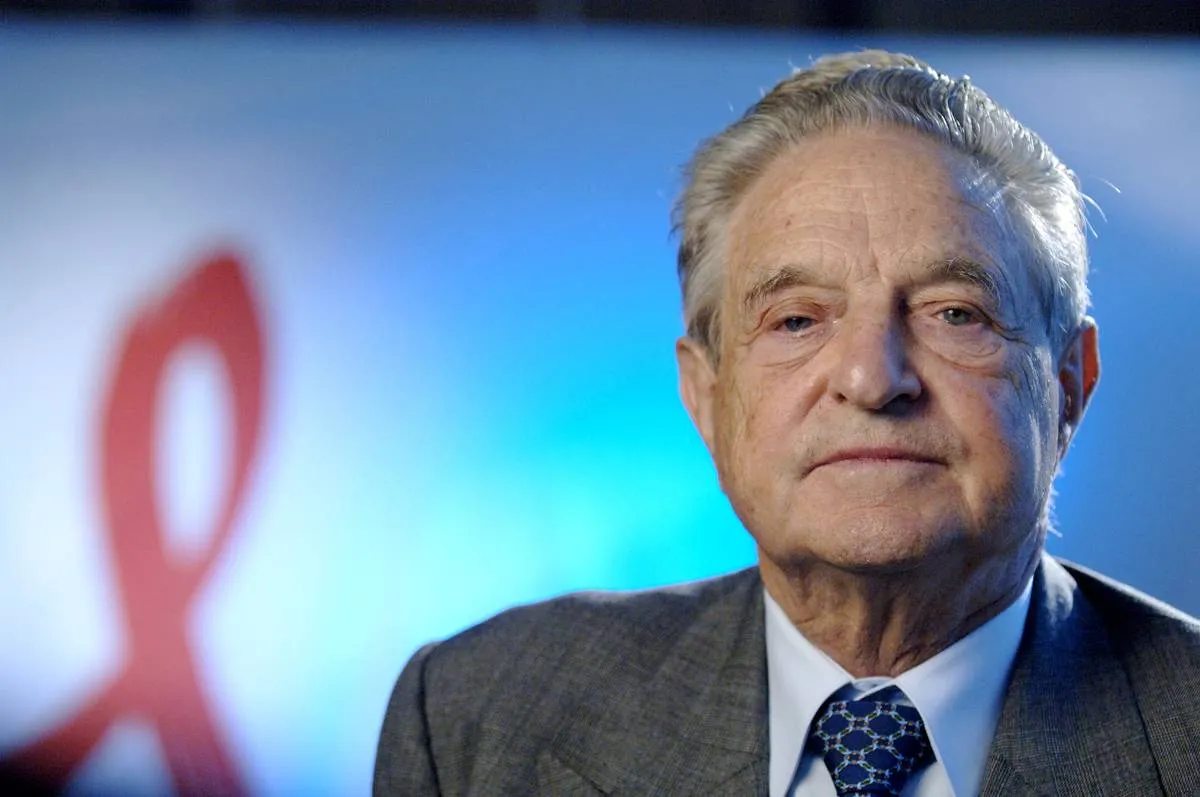George Soros and Grant Clark of BET News Discuss the Soros Foundations Network's Contributions to the Global Fight Against AIDS