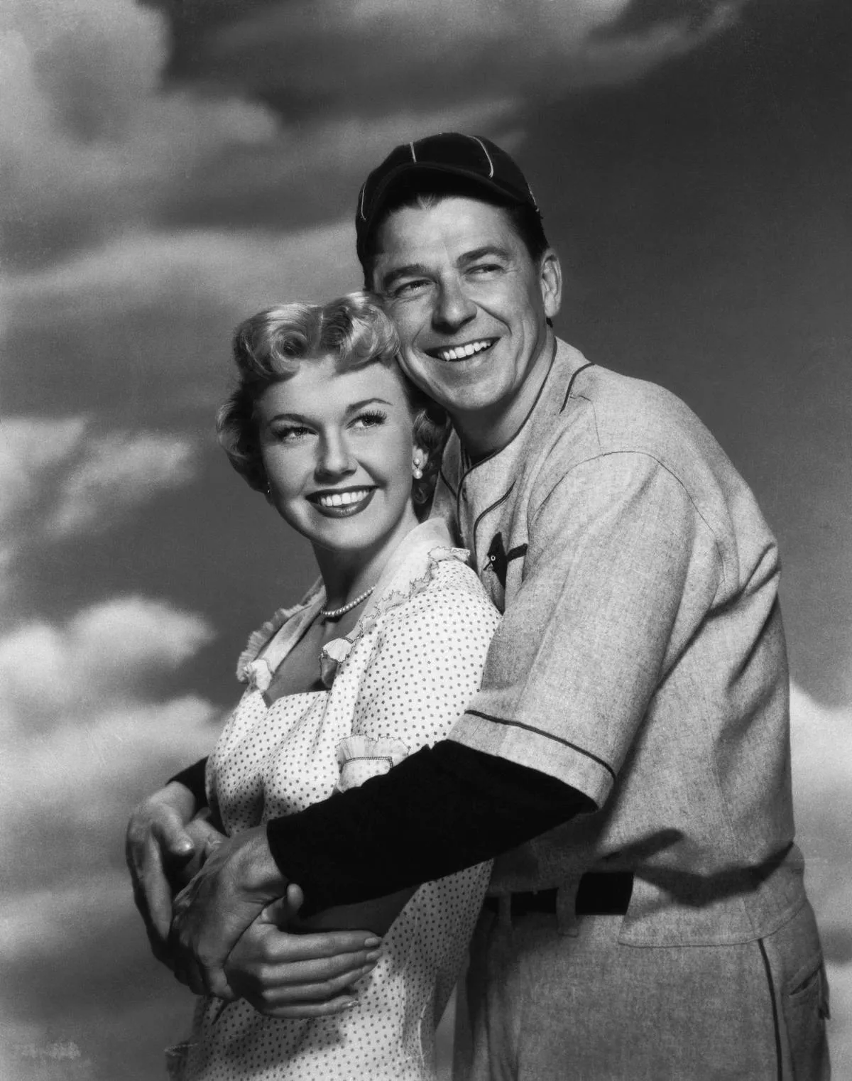 Ronald Reagan and Doris Day team up in the1952 movie, The Winning Team.