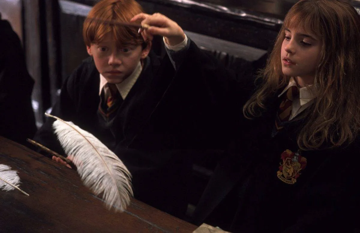 Hermione Correcting Ron's Pronunciation In Sorcerer's Stone