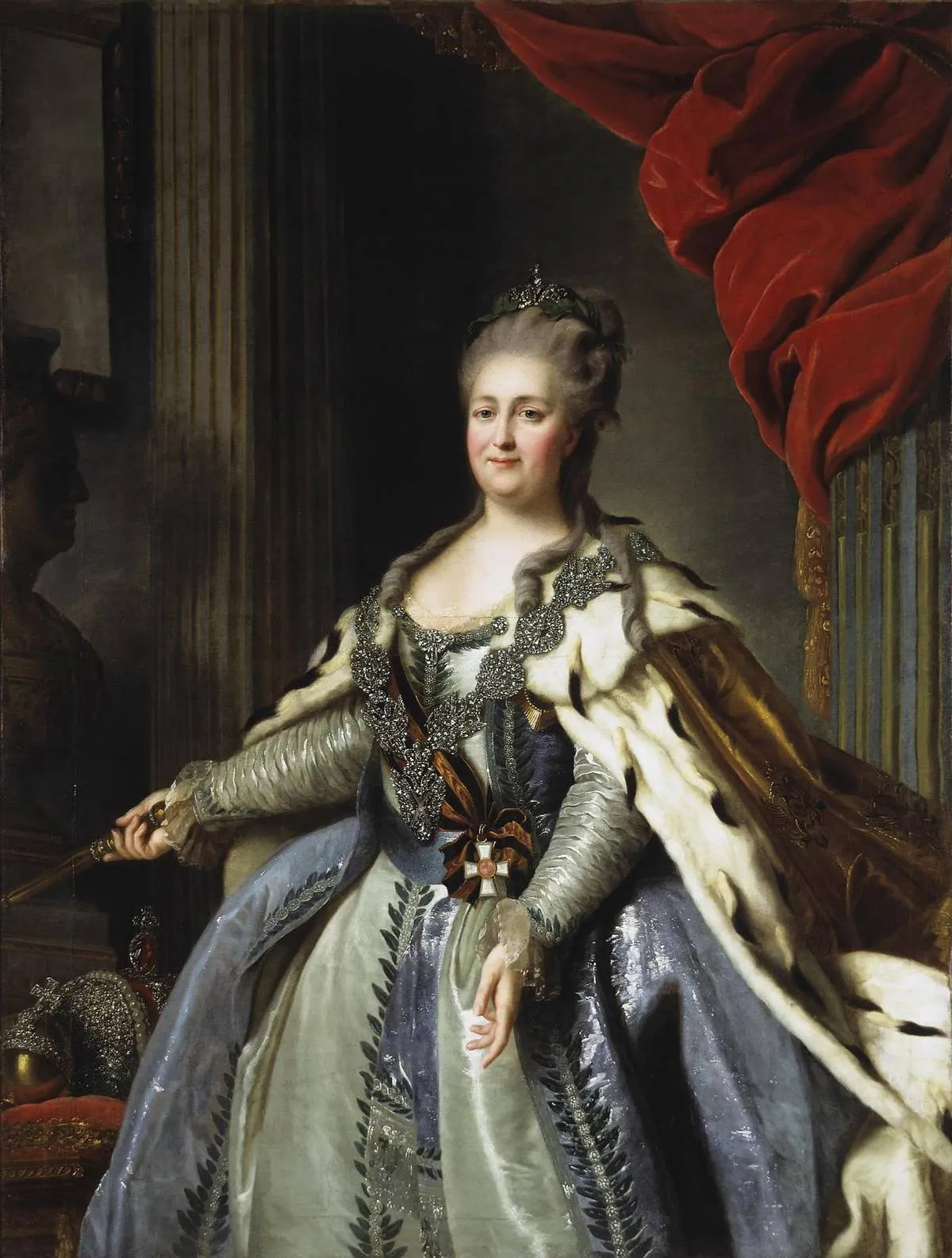 Portrait of Empress Catherine II (1729-1796), 1780s