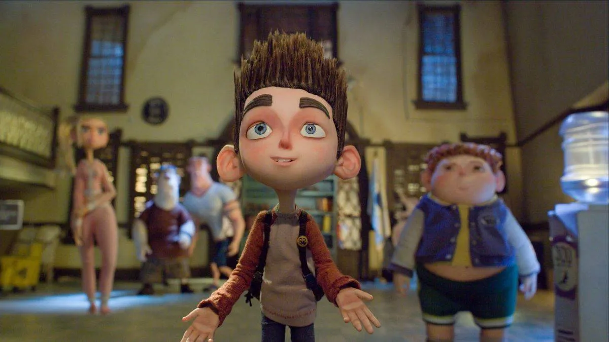 a claymation still of a teen boy from paranorman
