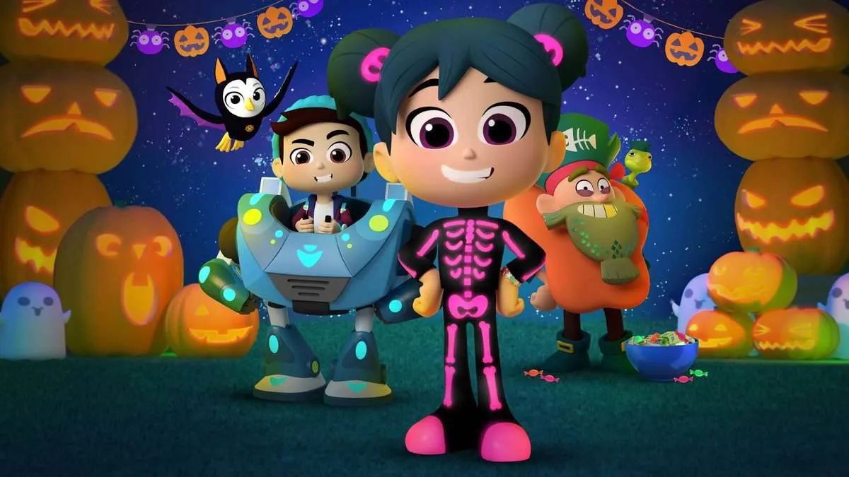 animated characters for starbeam halloween hero