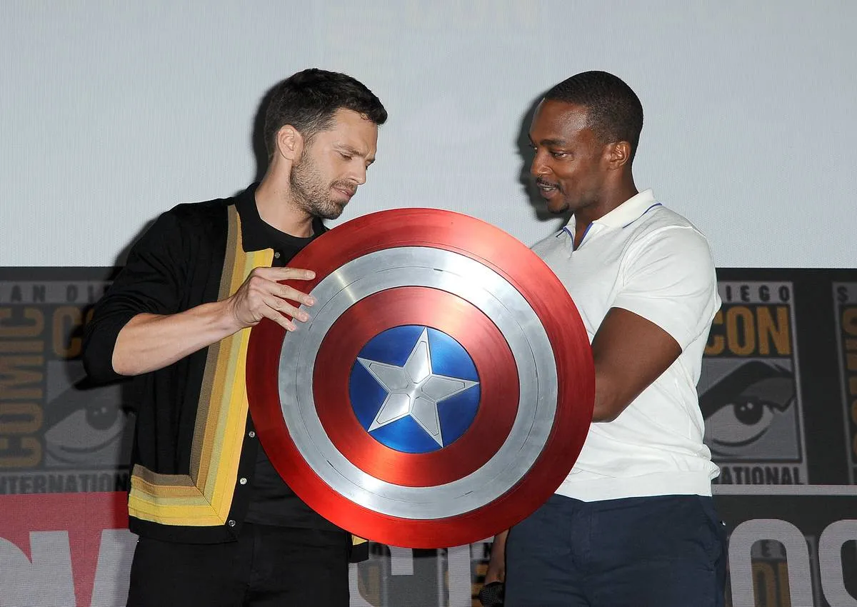Sebastian Stan And Anthony Mackie Are Powered Up For The Falcon And The Winter Soldier