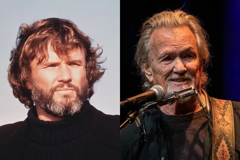 kris kristofferson young and old photos