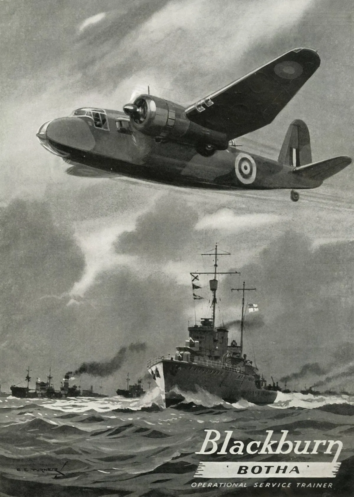 The Blackburn Botha appears on a 1941 poster.