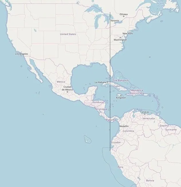South America Location on Map