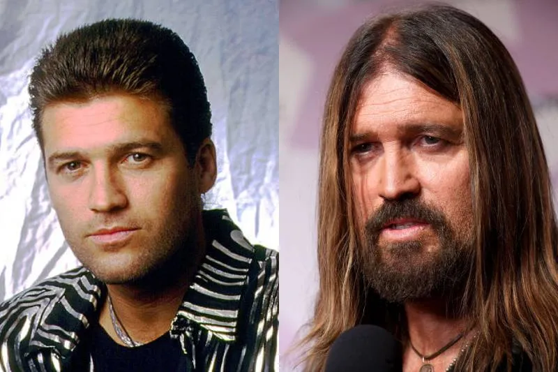 billy ray cyrus young and old photos