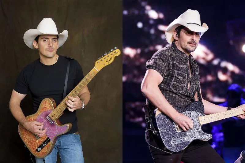 brad paisley young and old photos