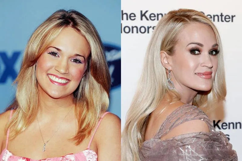 carrie underwood young and old photos