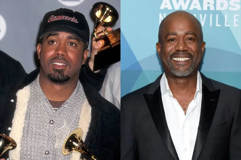 darius rucker young and old photos