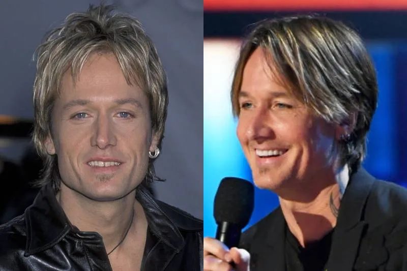 keith urban young and old photos