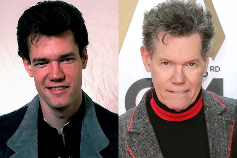 randy travis young and old photos