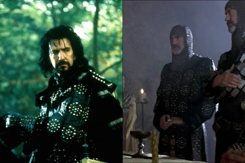 Black Leather Armor In Robin Hood: Prince of Thieves & Braveheart