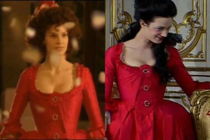 This Scarlet Dress In The Affair Of The Necklace & Marie Antoinette