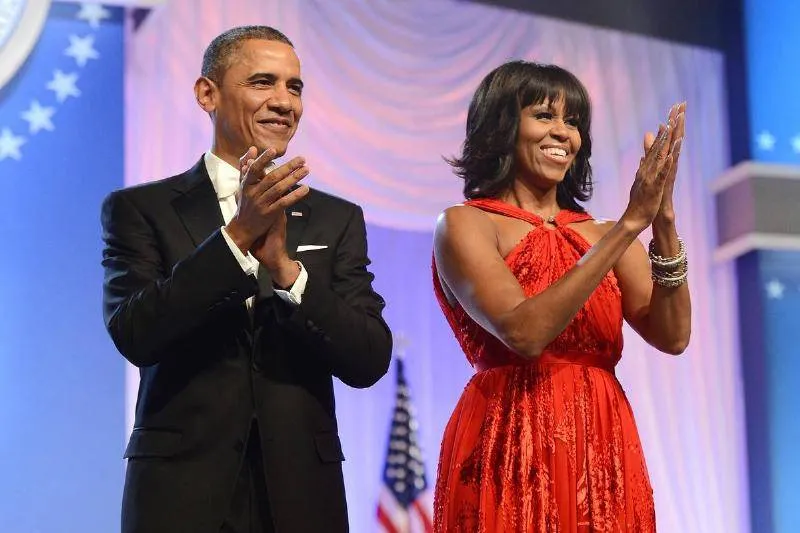 Michelle Obama's Second Dress Is Striking