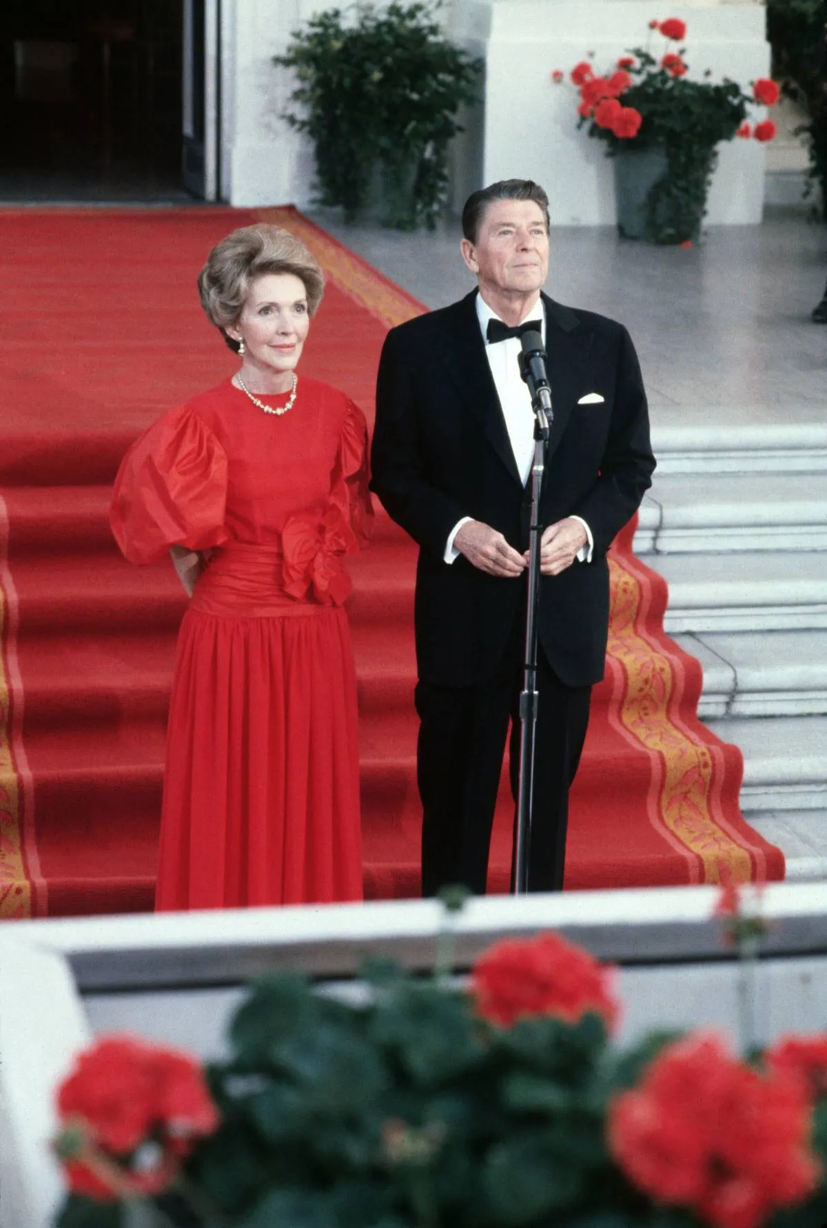 Nancy Reagan Making History In Red
