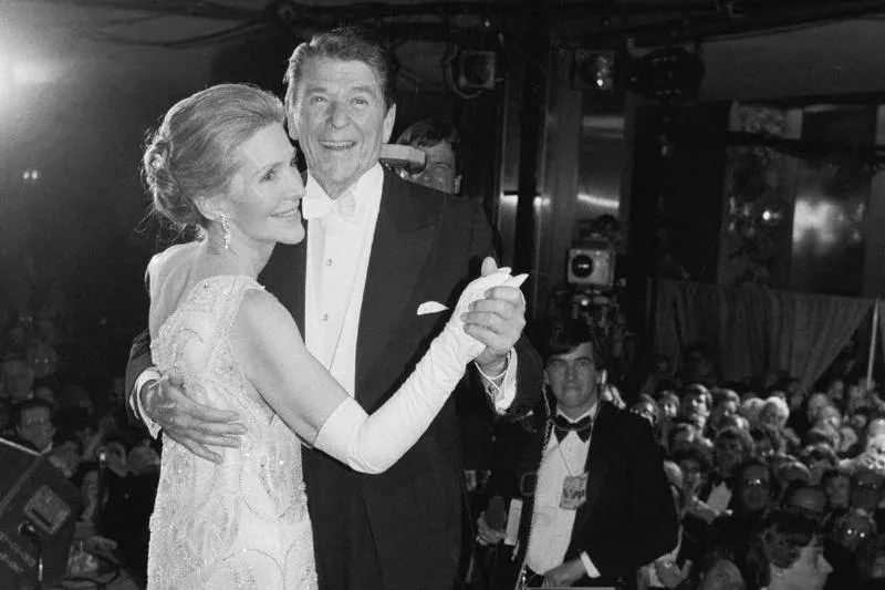 Nancy Reagan's First Gown For The Most Lavish Ball