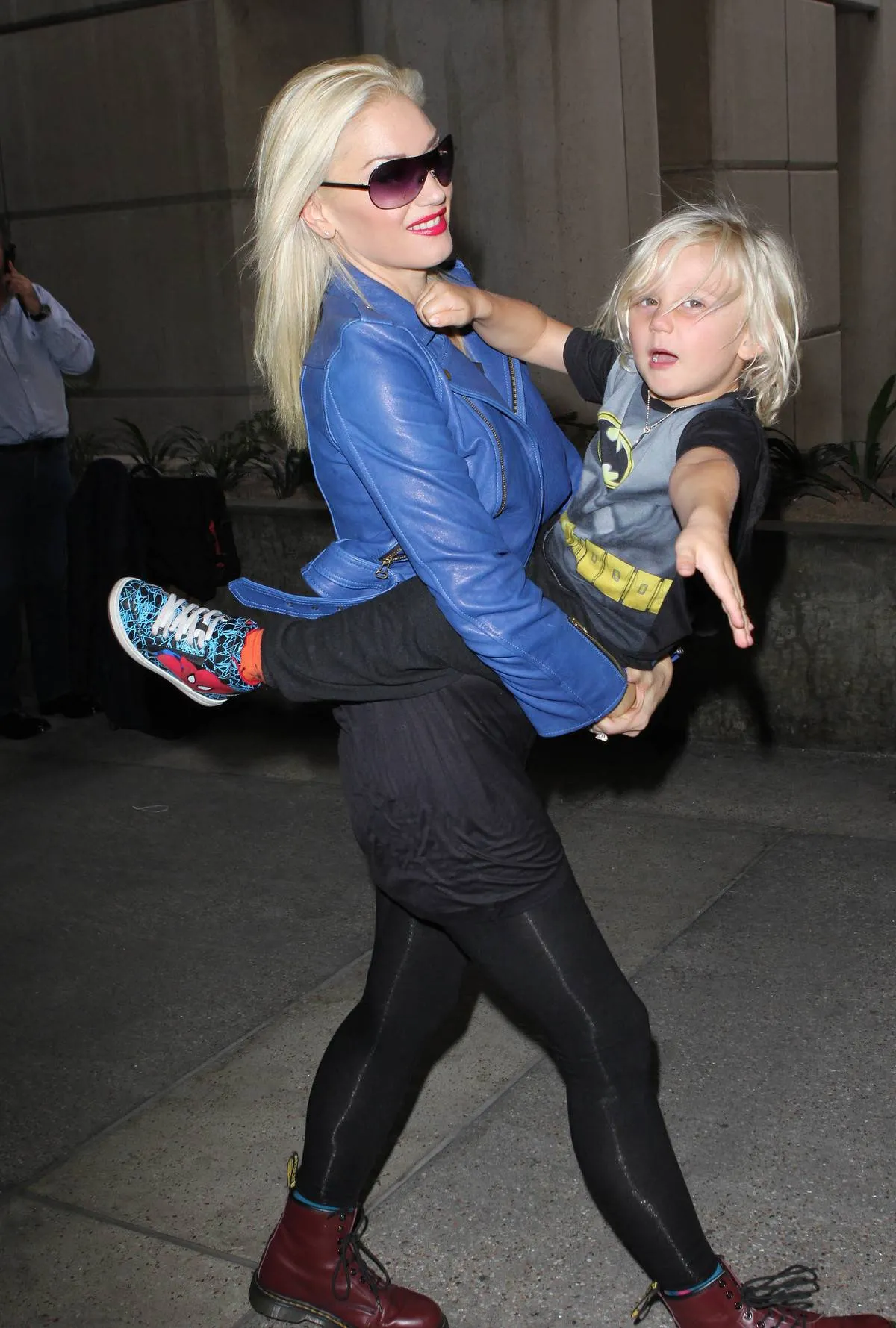 Gwen Stefani Has Her Nannies Dress As Superheroes
