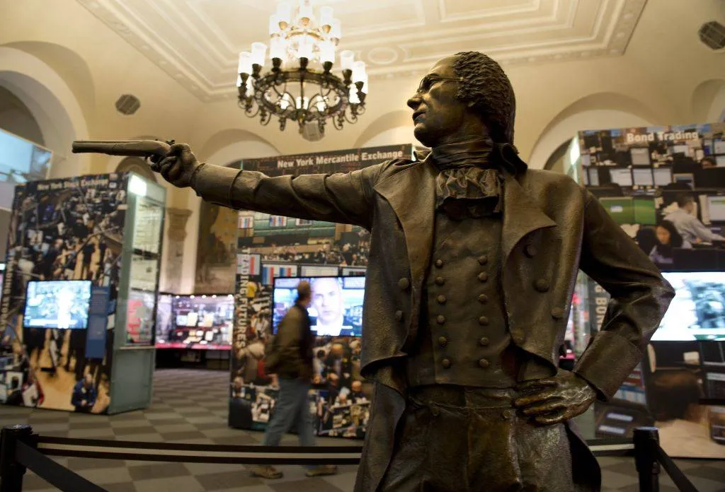 Statue of Alexander Hamilton 