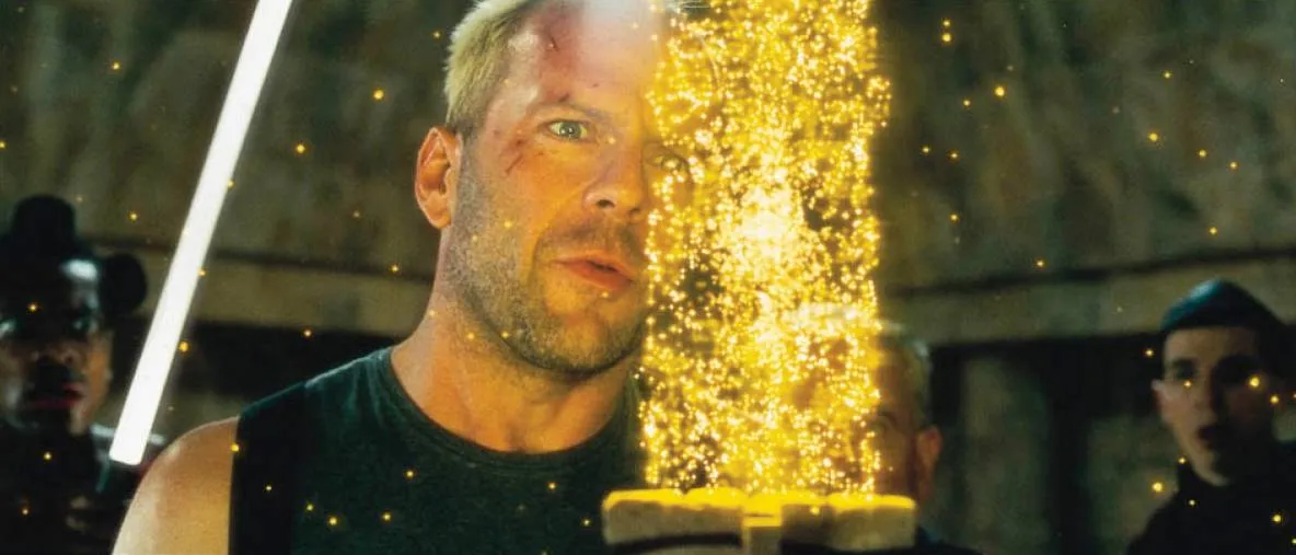 Willis Is Fired By The Villain In The Fifth Element