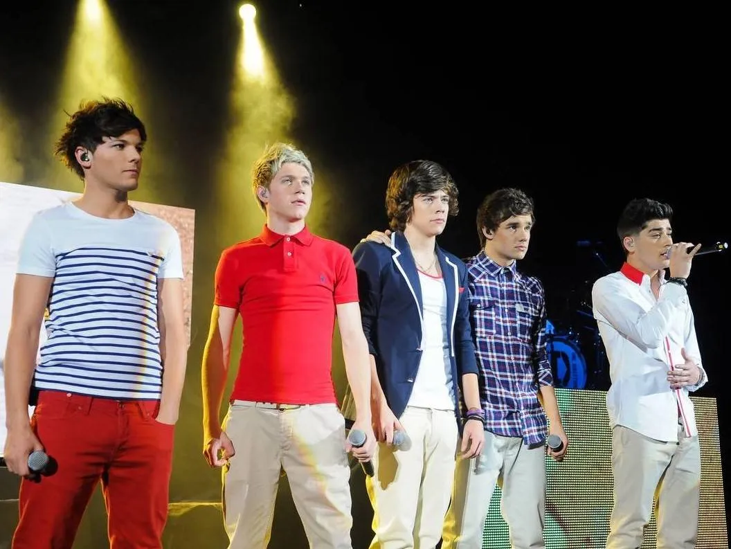 One Direction perform at HMV Hammersmith Apollo in 2012.