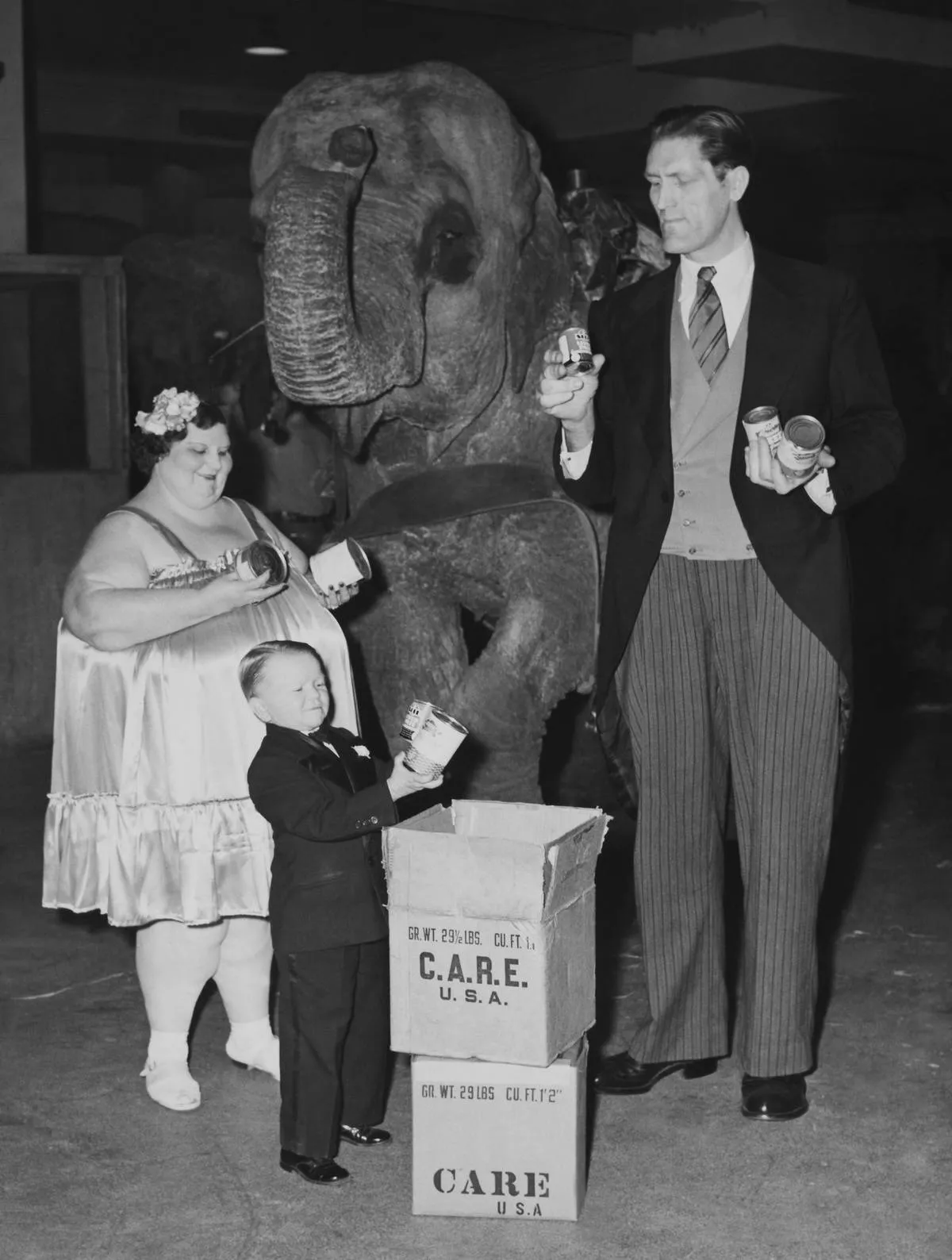 Ringling Brothers Barnum And Bailey Circus Performers In New York On April 1948