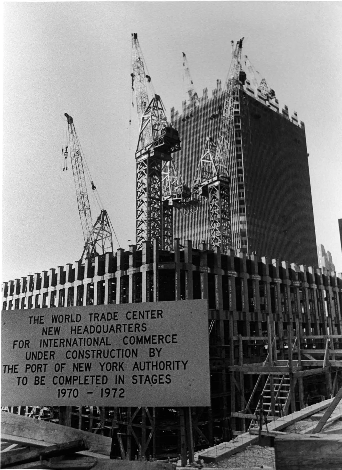 World Trade Center Under Construction