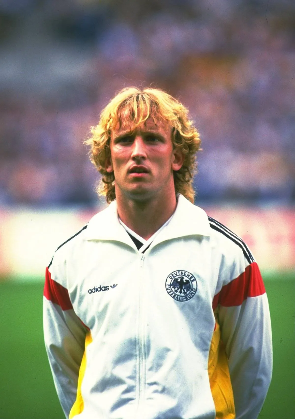 Portrait of Andreas Brehme of West Germany before a match 1986