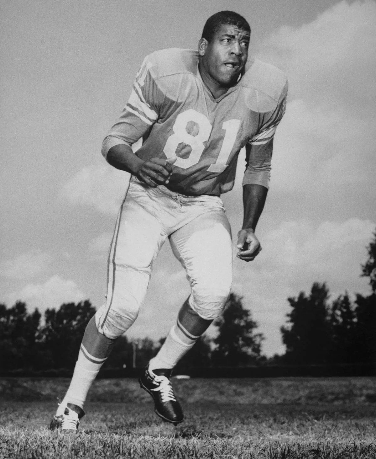 The Detroit Lions of the National football League cut three players on September 7th, including veteran defensive back Dick (Night Train) Lane, shown in this 1964 file photo