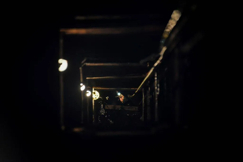 inside an amber mine in myanmar