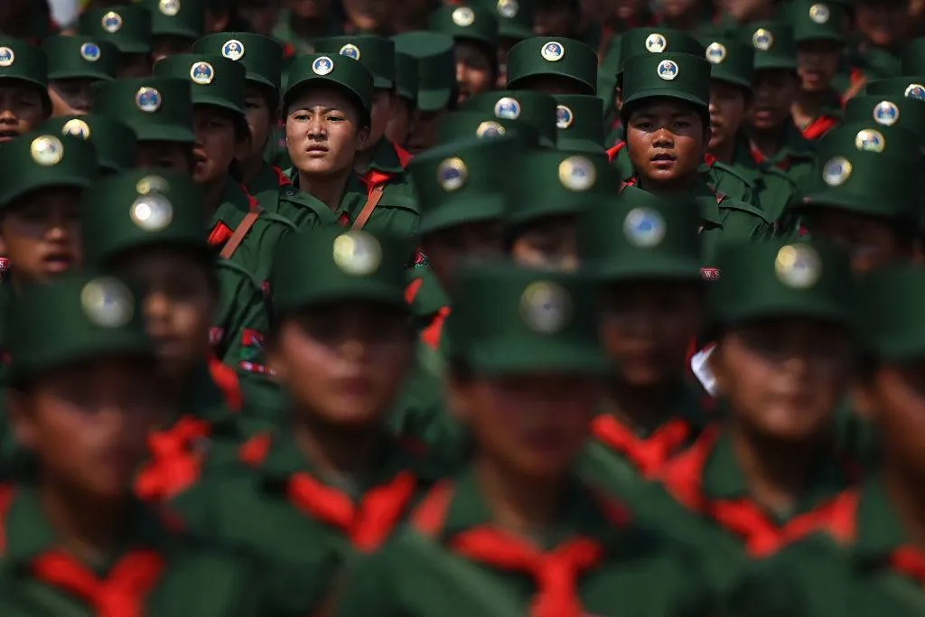 soldiers in the myanmar army